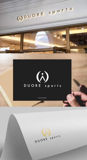musaabez ()さんのフィットネスクラブ「DUORE sports」のロゴ、フォントデザイン募集！への提案
