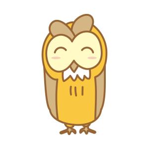 さんの福祉系サービスのふくろうのキャラクターデザインへの提案