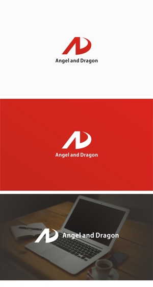 はなのゆめ (tokkebi)さんのAngel and Dragon Co., LTD.のロゴへの提案