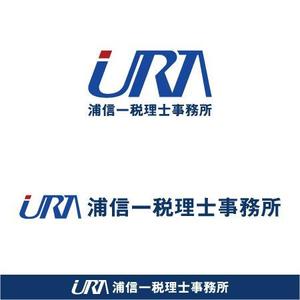 wzsakurai ()さんの税理士、不動産鑑定業者　「浦信一税理事務所/㈱URA」のロゴへの提案
