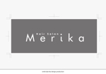 清水　貴史 (smirk777)さんの美容室 「Merika」の看板への提案