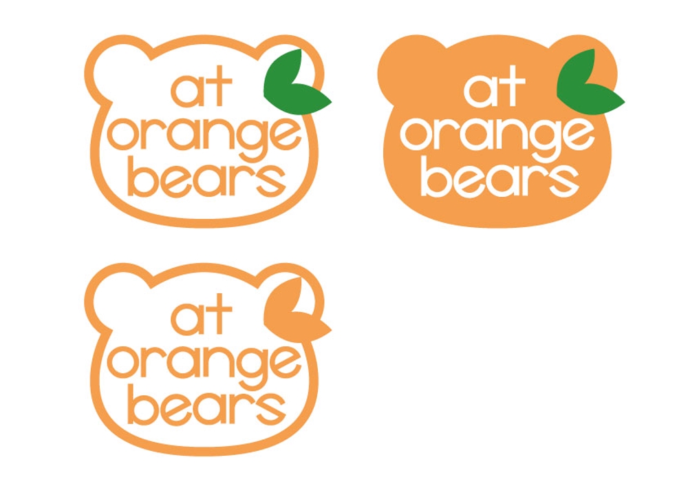 ガールズユニット「at Orange Bears」のロゴ　