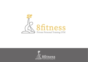 - (WITH_Toyo)さんのパーソナルトレーニングジム「8fitness」のロゴへの提案