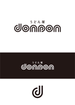 HAREAME (hareame)さんのさぬきうどん店　「うどん屋donpon」のロゴへの提案
