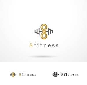 O-tani24 (sorachienakayoshi)さんのパーソナルトレーニングジム「8fitness」のロゴへの提案