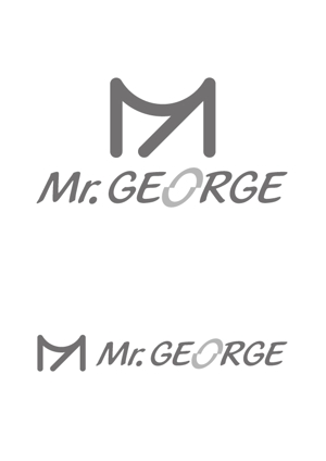 若狭巧芸 (nikeaurora)さんの中年向けメンズアパレルECサイト「Mr. GEORGE／ミスタージョージ」のロゴへの提案