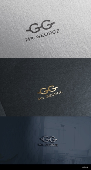 カワシーデザイン (cc110)さんの中年向けメンズアパレルECサイト「Mr. GEORGE／ミスタージョージ」のロゴへの提案