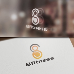 BKdesign (late_design)さんのパーソナルトレーニングジム「8fitness」のロゴへの提案