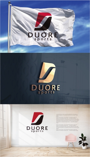 drkigawa (drkigawa)さんのフィットネスクラブ「DUORE sports」のロゴ、フォントデザイン募集！への提案