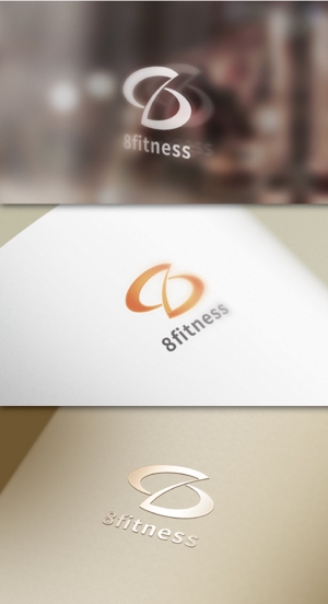 BKdesign (late_design)さんのパーソナルトレーニングジム「8fitness」のロゴへの提案