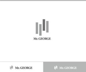 動画サムネ職人 (web-pro100)さんの中年向けメンズアパレルECサイト「Mr. GEORGE／ミスタージョージ」のロゴへの提案