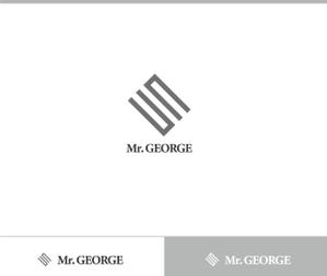 動画サムネ職人 (web-pro100)さんの中年向けメンズアパレルECサイト「Mr. GEORGE／ミスタージョージ」のロゴへの提案