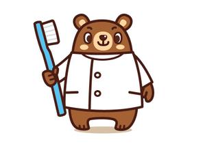 栗山　薫 (kuri_pulsar)さんのクマ、シマウマのキャラクターデザイン　　歯科への提案
