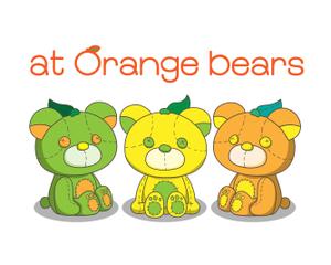 かんな (knjr1221)さんのガールズユニット「at Orange Bears」のロゴ　への提案