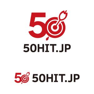 tsujimo (tsujimo)さんのコンテンツを50年でヒットさせる「50HIT.JP」のロゴへの提案
