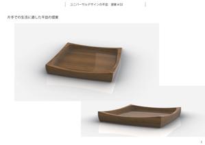 hr-effect (hr-effect)さんのユニバーサルデザインの平皿のデザインへの提案