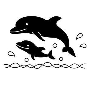 AtelierMarie-Rosaire (jsmpg_ej)さんのクジラ・イルカのシルエットタイプのイラスト作成への提案
