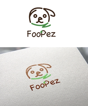 株式会社イーネットビズ (e-nets)さんのペットサロン「FooPez」のロゴへの提案