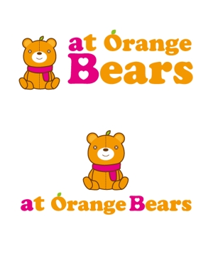 鈴木6666 ()さんのガールズユニット「at Orange Bears」のロゴ　への提案