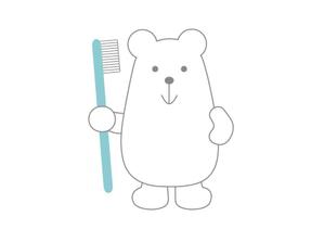 mitamita (mitamita)さんのクマ、シマウマのキャラクターデザイン　　歯科への提案