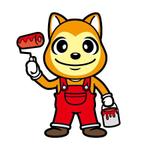 str-labelさんの塗装会社のキャラクターデザインへの提案