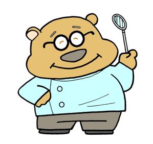 なかむら治彦 ()さんのクマ、シマウマのキャラクターデザイン　　歯科への提案