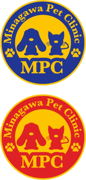 中津留　正倫 (cpo_mn)さんの「みながわペットクリニック　 　Minagawa Pet Clinic      MPC」のロゴ作成への提案