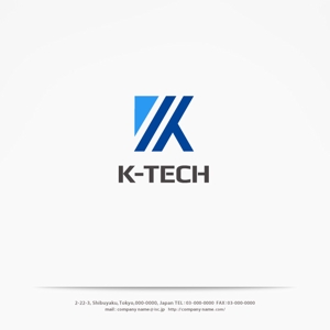 H-Design (yahhidy)さんの株式会社K-TECHシンボルマークロゴの依頼への提案