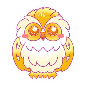 I don't exist ()さんの福祉系サービスのふくろうのキャラクターデザインへの提案