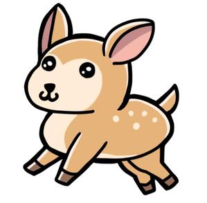 八雲千 (hayabusa1464)さんの子鹿 かわいい シンプルなイラストへの提案
