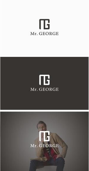 はなのゆめ (tokkebi)さんの中年向けメンズアパレルECサイト「Mr. GEORGE／ミスタージョージ」のロゴへの提案