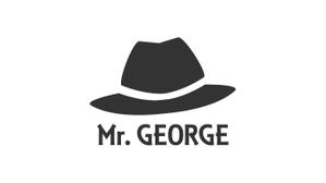 ななくろ (7cro)さんの中年向けメンズアパレルECサイト「Mr. GEORGE／ミスタージョージ」のロゴへの提案