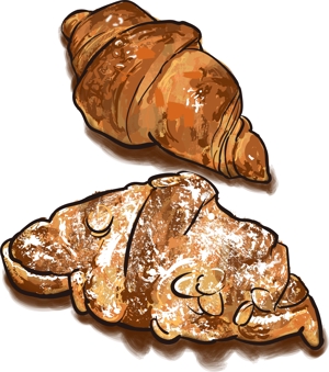 izumini (Izumin0629)さんのパンのイラスト(ベースの写真を元にイラスト作成)への提案