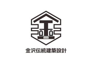 tora (tora_09)さんの文化財建造物の修復に関する調査設計監理を行う建築設計事務所「（株）金沢伝統建築設計」のロゴへの提案