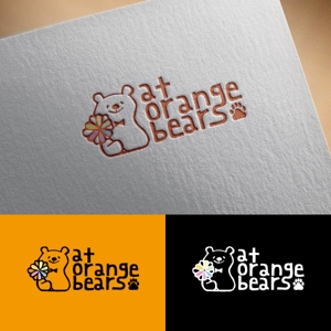 【活動休止中】karinworks (karinworks)さんのガールズユニット「at Orange Bears」のロゴ　への提案