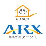 ＋/－ graphics (moo_moo)さんの「外壁塗装専門店　株式会社アークス　ＡＲＸ　Co.,Ltd」の字体作成への提案