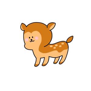 ゆうか (Yuka11)さんの子鹿 かわいい シンプルなイラストへの提案
