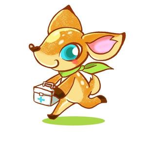 IKUSA(イクサ) (Kawabitaki)さんの子鹿 かわいい シンプルなイラストへの提案