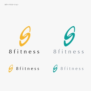 RGM.DESIGN (rgm_m)さんのパーソナルトレーニングジム「8fitness」のロゴへの提案