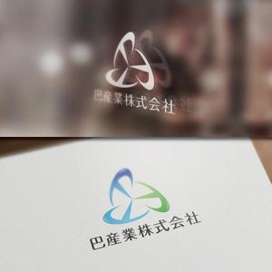 VNFdesign (late_design)さんの砕石生産・販売の会社「巴産業株式会社」のロゴへの提案