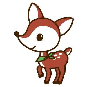 yumikuro8 (yumikuro8)さんの子鹿 かわいい シンプルなイラストへの提案