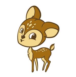 abi_sadaさんの子鹿 かわいい シンプルなイラストへの提案