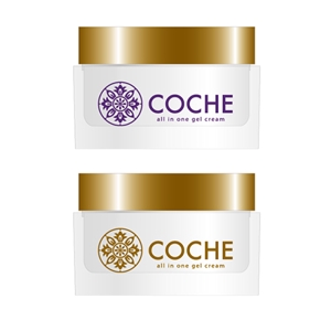 L-design (CMYK)さんの化粧品オールインワンジェルクリーム「COCHE(コーチェ）」のロゴ作成への提案