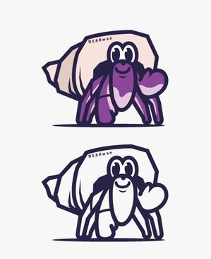 masato_illustrator (masato)さんのオカヤドカリのキャラクターデザインへの提案
