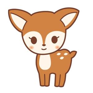おかざわ (okazawa)さんの子鹿 かわいい シンプルなイラストへの提案