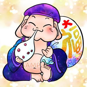 hikari_works (tikibon1999)さんの『２度見、間違いなし』超、ご利益ありそうな神様のキャラデザインへの提案
