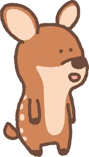 えべす屋 ()さんの子鹿 かわいい シンプルなイラストへの提案