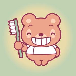 BlackPenguin (BlackPenguin)さんのクマ、シマウマのキャラクターデザイン　　歯科への提案