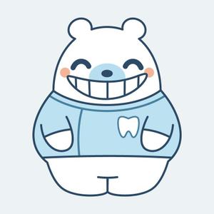 BlackPenguin (BlackPenguin)さんのクマ、シマウマのキャラクターデザイン　　歯科への提案