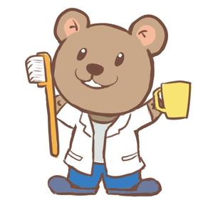 ちぇる (chemy)さんのクマ、シマウマのキャラクターデザイン　　歯科への提案